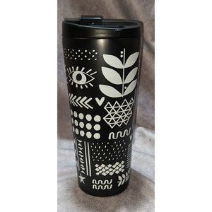 Starbucks 2017 Black And White Stainless Steel Travel Mug
